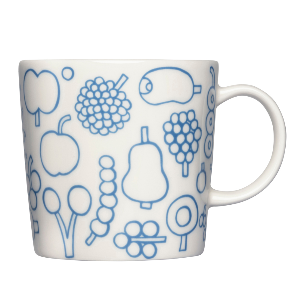 キュリアス マインド オブ オイバ トイッカ マグカップ(フルッタ ライトブルー) 300cc オーブン 電子レンジ 食洗機対応 (IIT129-1070617)