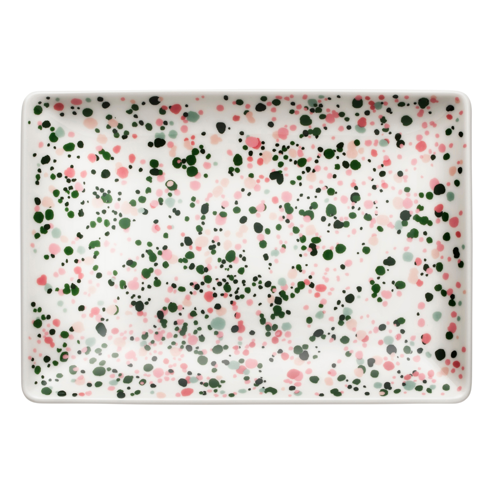 キュリアス マインド オブ オイバ トイッカ A5プレート(ヘレ ピンクグリーン) 21cm オーブン 電子レンジ 食洗機対応 (IIT129-1070620)