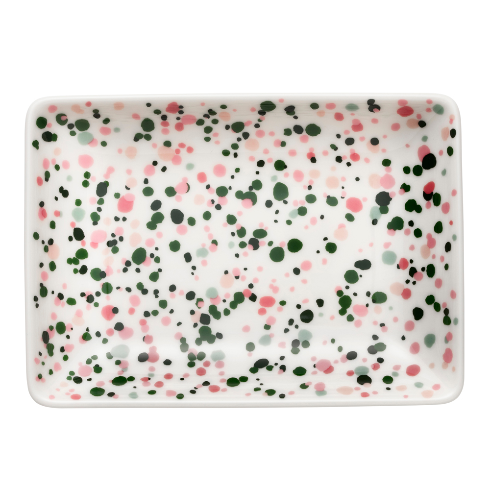 キュリアス マインド オブ オイバ トイッカ A6プレート(ヘレ ピンクグリーン) 15cm オーブン 電子レンジ 食洗機対応 (IIT129-1070621)