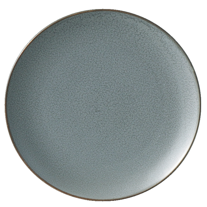 カラーズ クーププレート(アッシュグレイ) 27cm 電子レンジ温め 食洗機対応 (KS8102-1100)