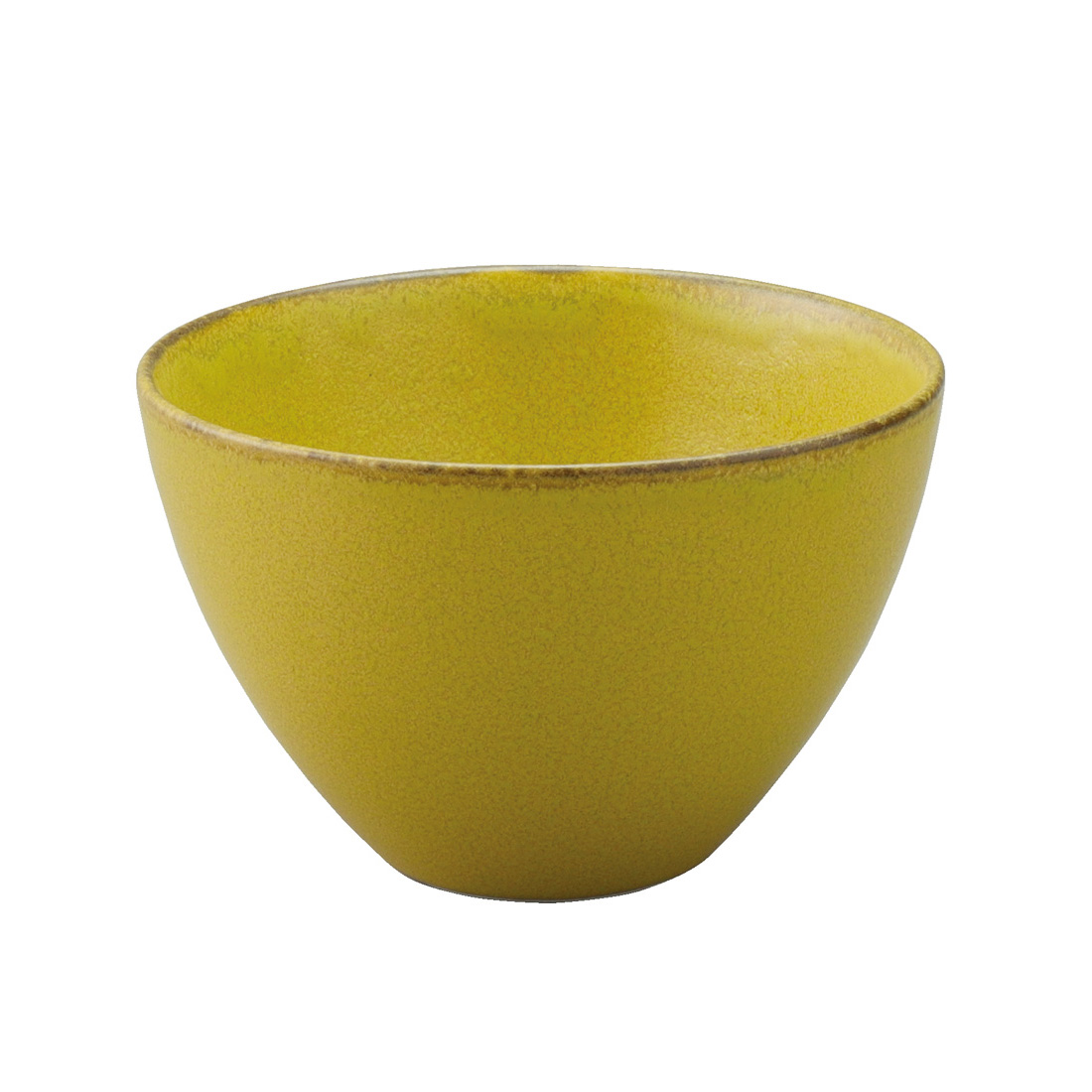 カラーズ フリーボウル(マスタード) 11cm 電子レンジ温め 食洗機対応 (KS8106-1201)