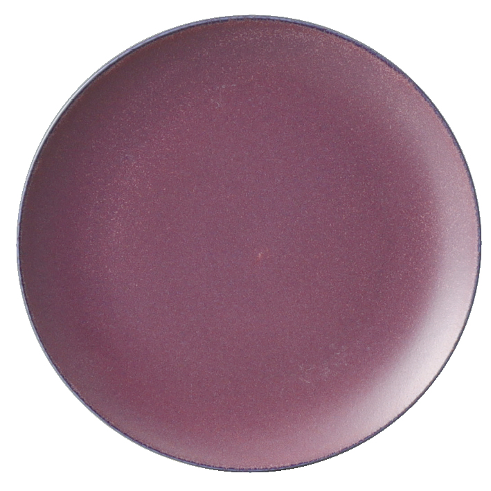 カラーズ クーププレート(バイオレット) 27cm 電子レンジ温め 食洗機対応 (KS8107-1100)