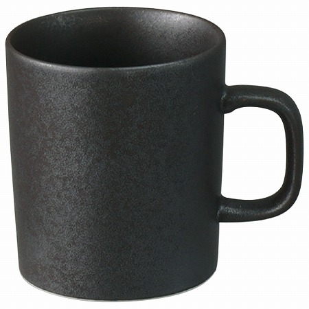 オリエンタル マグカップ(黒錆) 310cc 電子レンジ温め 食洗機対応 (KS9100-2001)