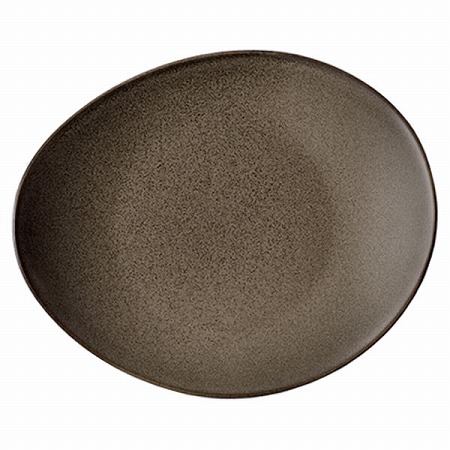 ラスティック オーバルプレート(チェスナッツ) 22cm (LZ301-RT3401022)