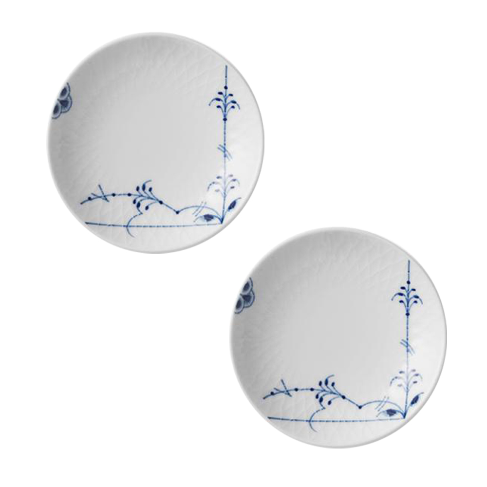 ブルーパルメッテ プレート ペア 10cm 電子レンジ 食洗機対応 (RC08-P1017423)