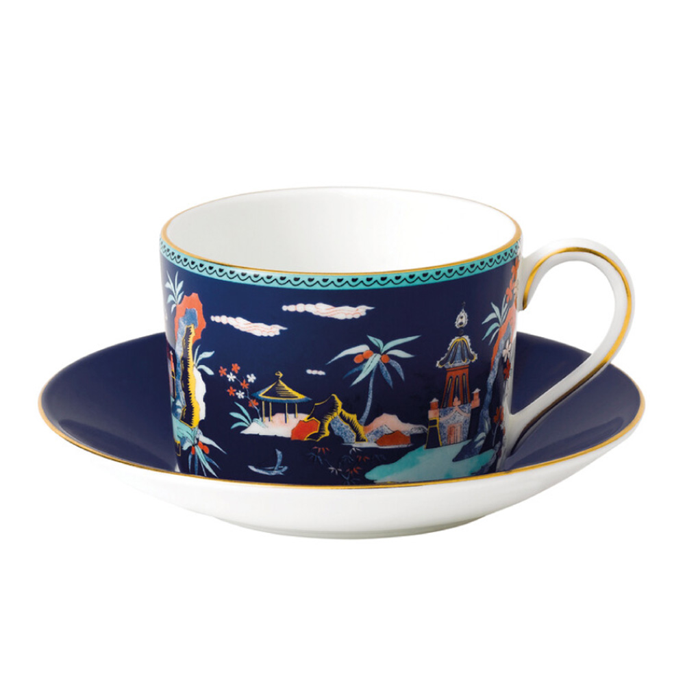 ワンダーラスト ブルーパゴダ ティーカップ&ソーサー 200cc (WW16-40031709)