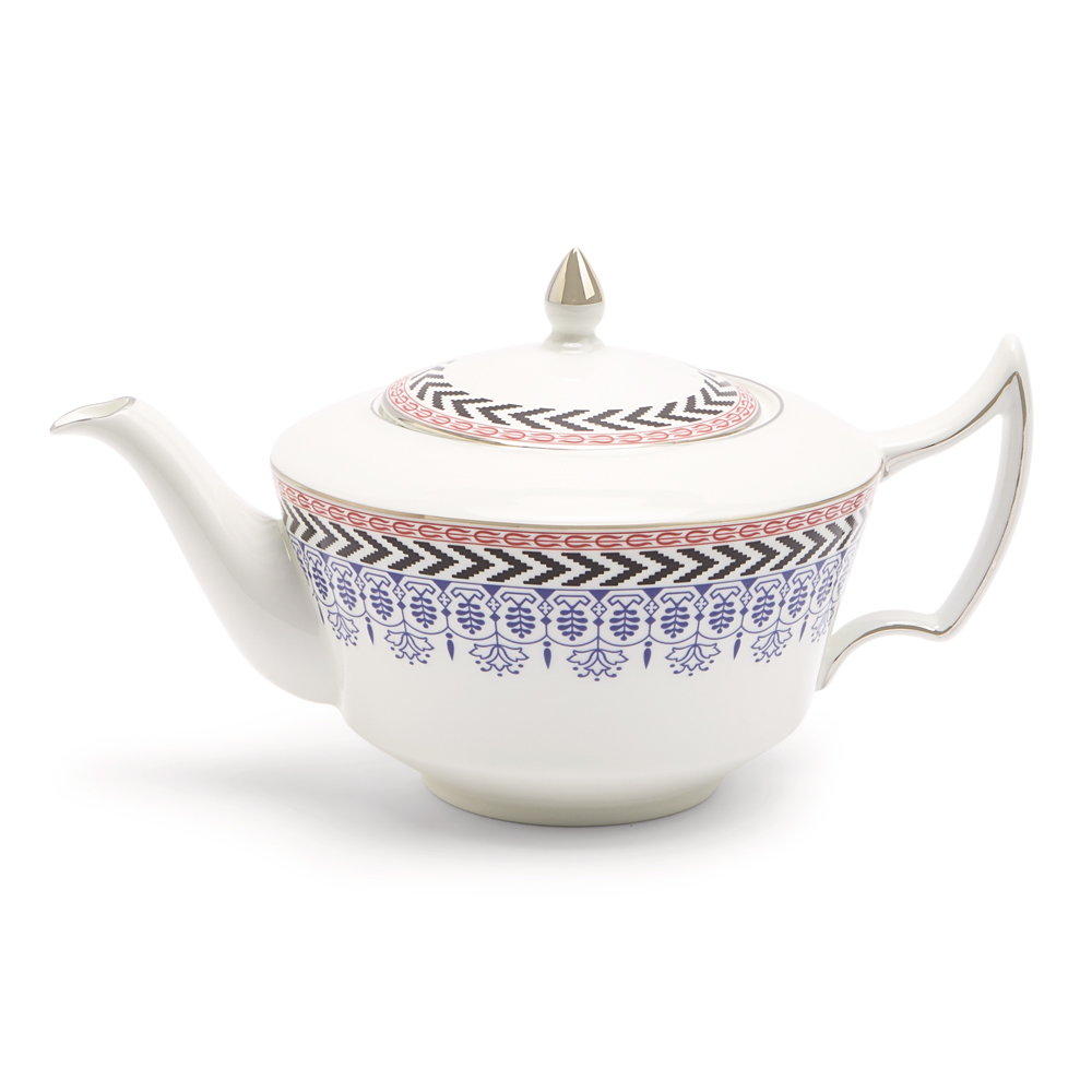 ☆☆【取り寄せ品】 フェスティブ ティーポット 1000cc (WW77-1071090)