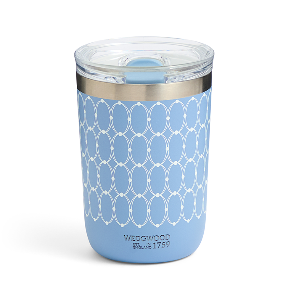 ルネッサンス ブルー 蓋付タンブラー（ステンレス ） 350cc (WW81-1078325)