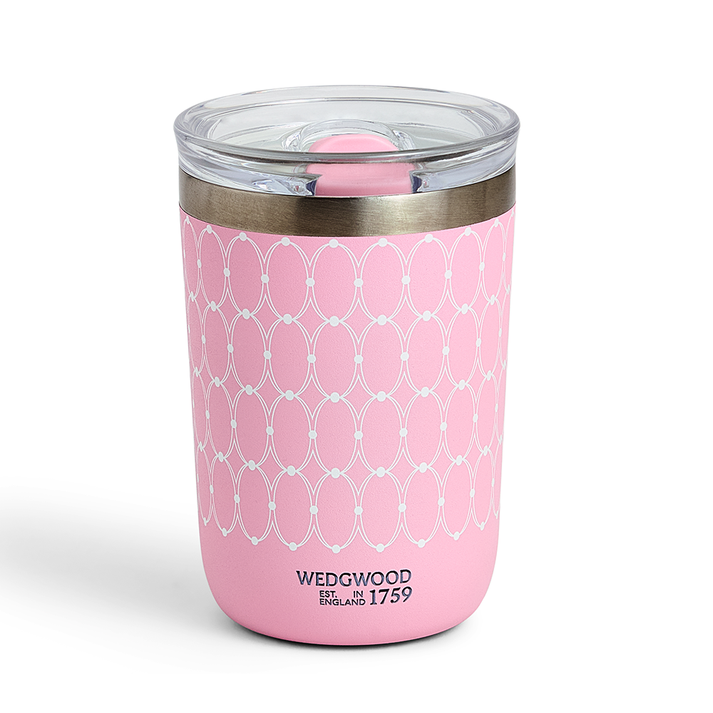 【2025年9月10日発売】ルネッサンス ピンク 蓋付タンブラー（ステンレス ） 350cc (WW82-1082214)