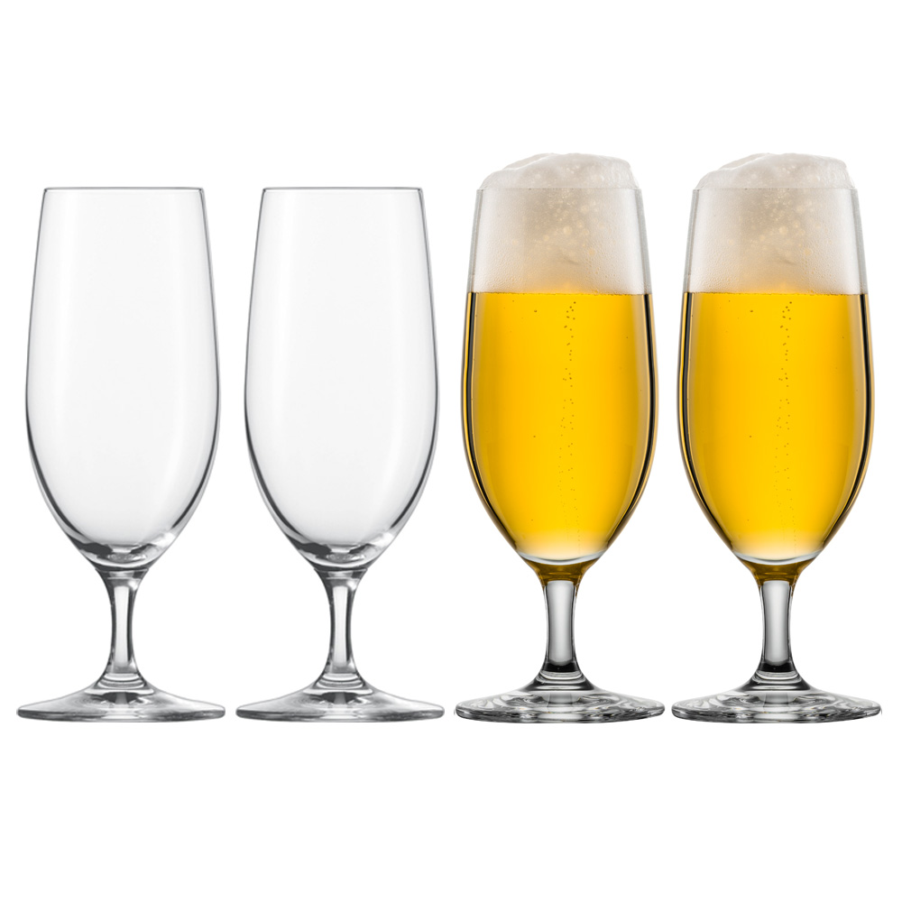【50%OFF】【特別提供品】クラシコ ビアグラスセット 380cc 4人用 食洗機対応 (ZW8213-121280B)