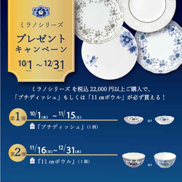 ミラノプレゼントキャンペーン