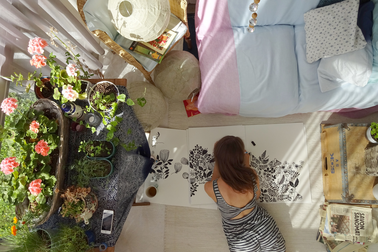 アンナエミリア作画風景