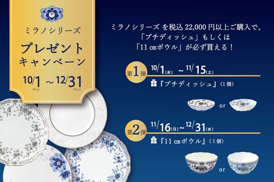 ミラノプレゼントキャンペーン